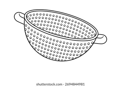 Item de equipamento para utensílios de cozinha preto-e-branco