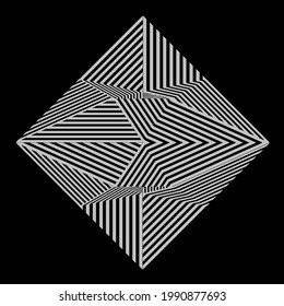 black-and-white mandala with geometric patterns. 