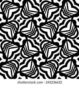 Black-and-white ornamental pattern