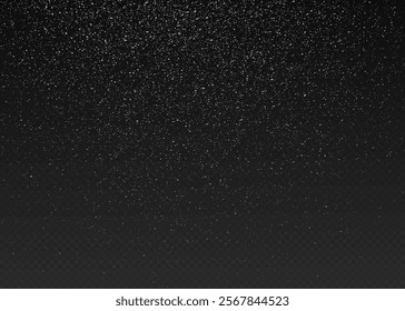 A black-and-white texture with a grainy, grunge look. It's abstract, with a glitter effect and dark background. There are also some dark waves and noise texture. It's a vector illustration of dust.