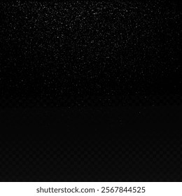 A black-and-white texture with a grainy, grunge look. It's abstract, with a glitter effect and dark background. There are also some dark waves and noise texture. It's a vector illustration of dust.