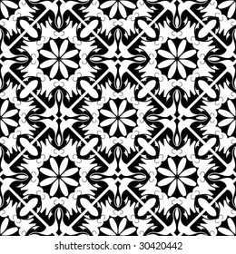 black-and-white vector background