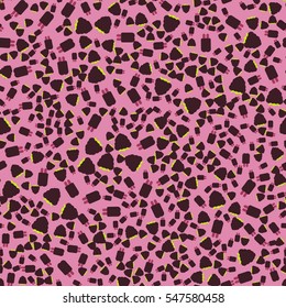 blackberry ice cream seamless pattern