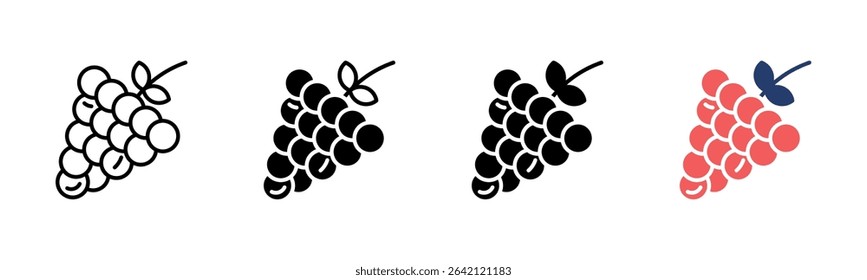 Blackberry icon sheet multiple style collection