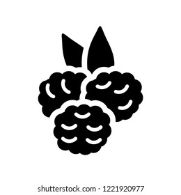 Blackberry icon. Trendy Blackberry logo concept on white background from Fruits and vegetables collection. Suitable for use on web apps, mobile apps and print media.