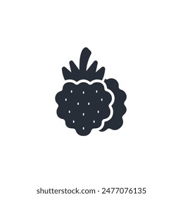 Icono de Blackberry. Vector.Trazo editable.signo de estilo lineal para el uso de Diseño web,logo.Ilustración de símbolo.