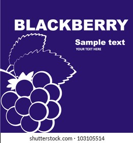 Blackberry label.
