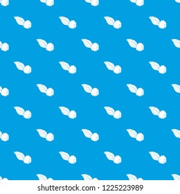 Blackberry pattern vector seamless blue repeat for any use