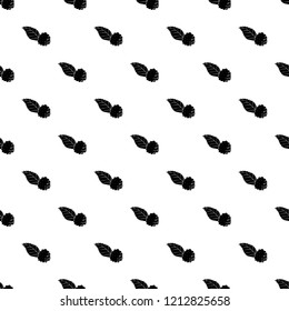 Blackberry pattern vector seamless repeating for any web design