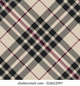 Blackberry tartan diagonal seamless vector illustration