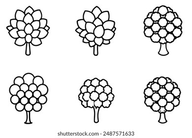 Blackberry Tree line art visualization skill idea