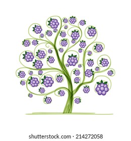 Blackberry tree for your design