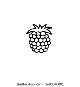 Ilustración vectorial de Blackberry, dibujo manual