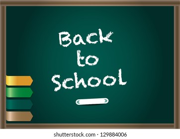 Blackboard. Back to school