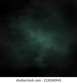 Blackboard background, chalk and blackboard eraser, rubbed out dirty chalkboard, vector illustration