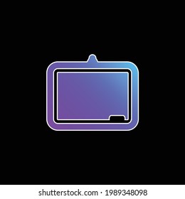 Blackboard blue gradient vector icon