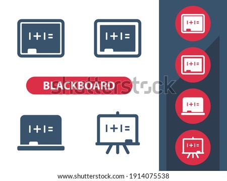 Blackboard - Chalkboard Icons. Professional, pixel perfect icons. EPS 10 format.