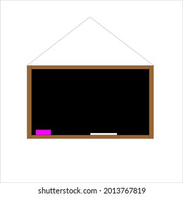 blackboard in classroom for students
