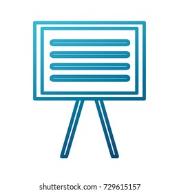Blackboard education isolated