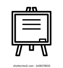 Blackboard eraser icon vector design template