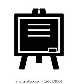 Blackboard eraser icon vector design template