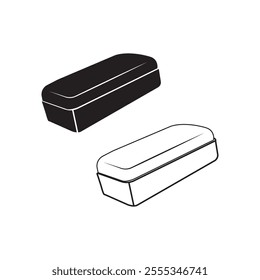 Blackboard eraser icon vector illustration simbol design