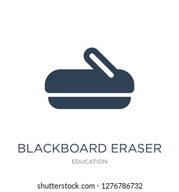 blackboard eraser icon vector on white background, blackboard eraser trendy filled icons from Education collection, blackboard eraser vector illustration
