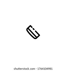 Blackboard eraser vector icon. Flat design.