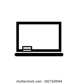 Blackboard With Glyph Icon Illustration