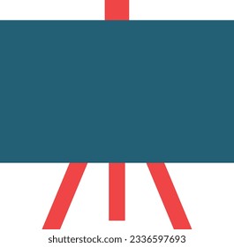 Blackboard Glyph Two Color Icon For Personal And Commercial Use.

