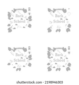 blackboard icon, back to school concept, vector illustration