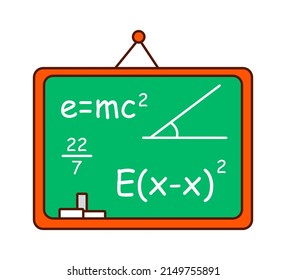 Blackboard icon. Back to School design element. Vector illustration
