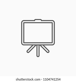 blackboard icon, board vector