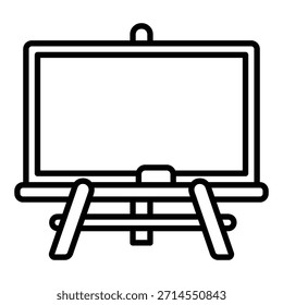 Ícone de quadro negro para apresentações e ensino em sala de aula