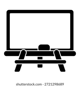 Blackboard icon for classroom presentations and teaching