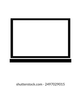 Blackboard icon illustrated on background