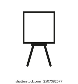 Blackboard icon illustrated on background