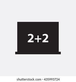 Blackboard icon illustration isolated vector sign symbol