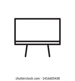 blackboard icon. logo design template  