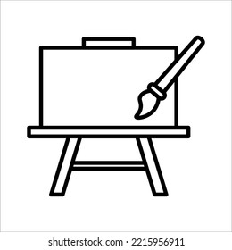 icono de pizarra en fondo blanco