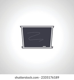 blackboard icon. school blackboard icon.