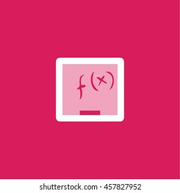 blackboard icon. blackboard sign