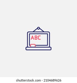 Blackboard icon sign vector,Symbol, logo illustration for web and mobile