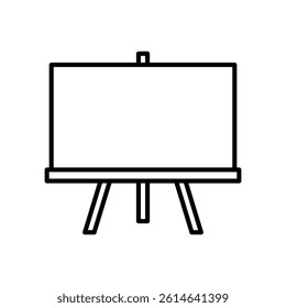 Blackboard icon for teaching and presentation
