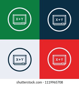 Blackboard icon vector