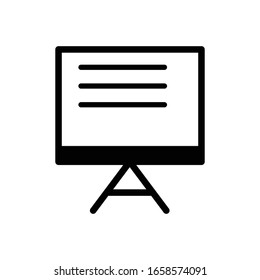 Blackboard icon vector design template ilustration