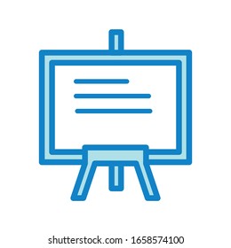 Blackboard icon vector design template ilustration