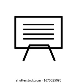 Blackboard icon vector design template