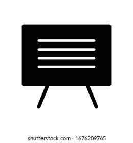 Blackboard icon vector design template