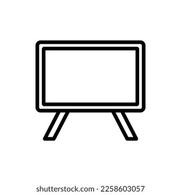 blackboard icon vector design template in white background